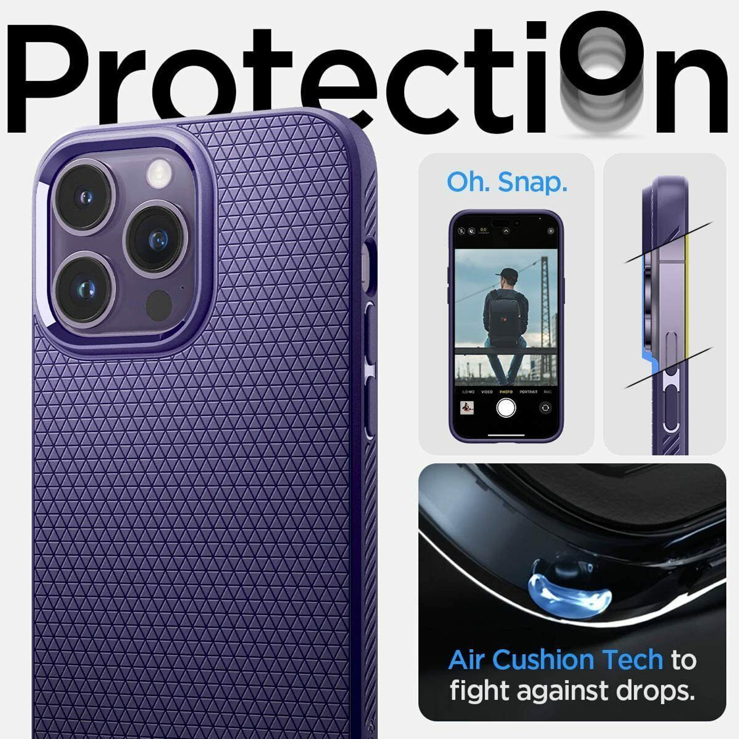 Image of Spigen Liquid Air Back Cover for Apple iPhone 14 Pro Max
