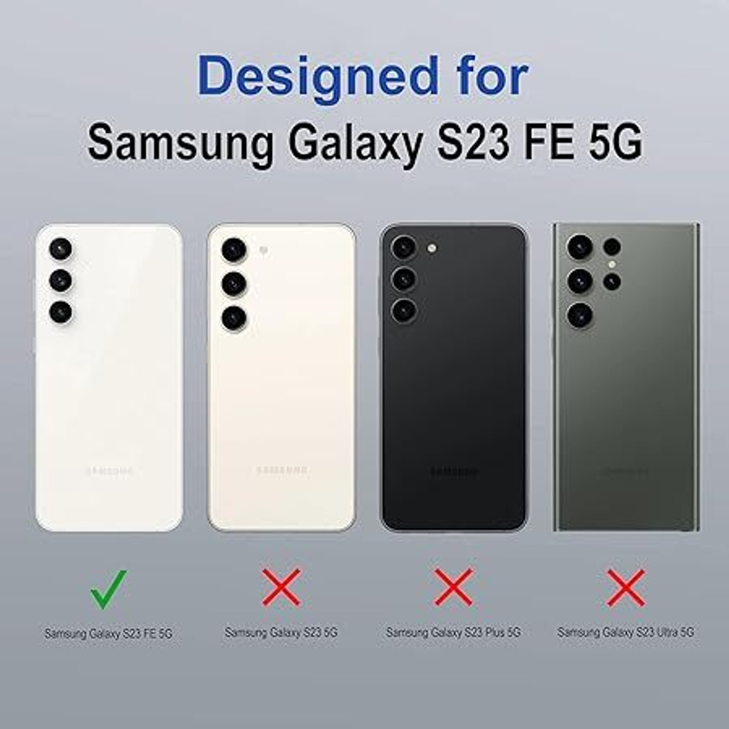 Image of CaseLush Back Cover for SAMSUNG S23 FE