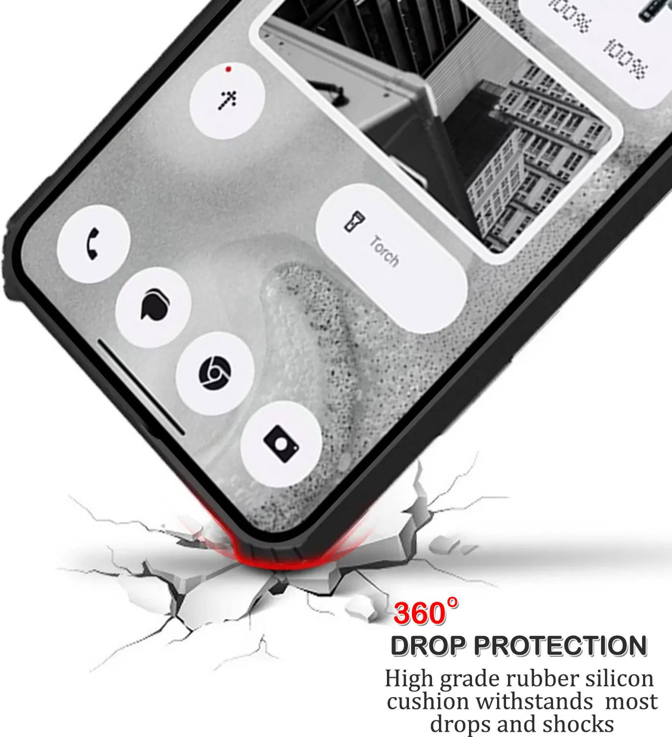 Plus Back Cover for Samsung Galaxy M02 Black - Image 4
