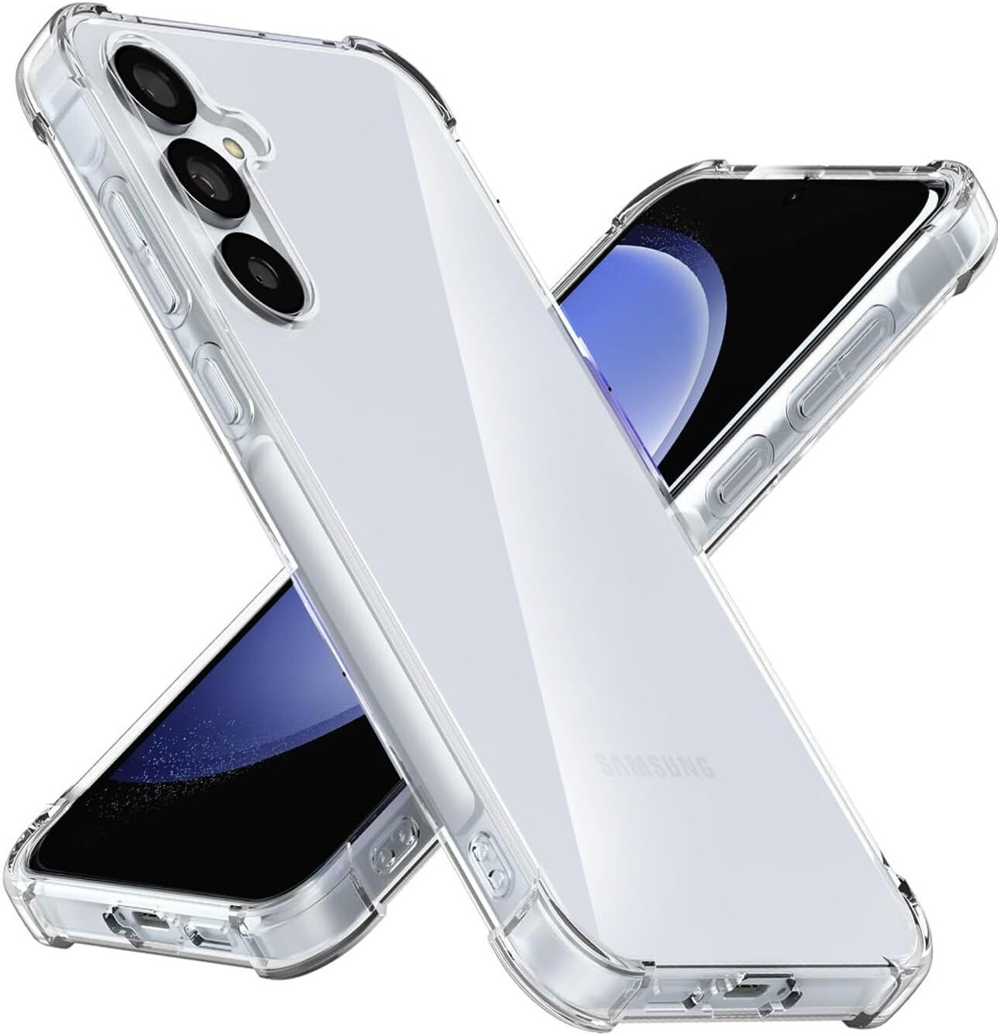 Image of Suriilo Bumper Case for Samsung Galaxy S23 FE 5G Back Cover Silicon Case