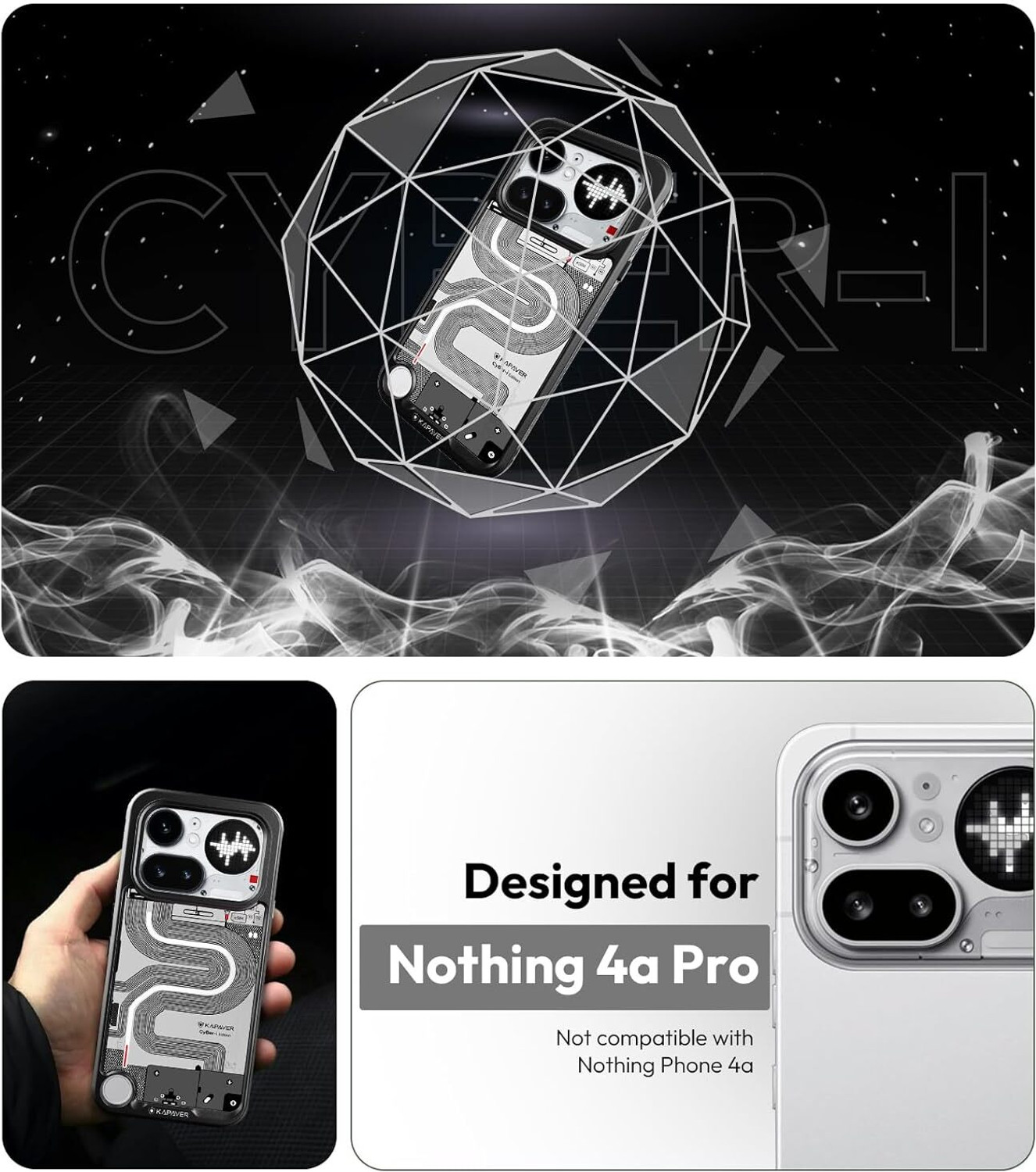 Image of Kapaver Back Cover for Nothing Phone 4a Pro