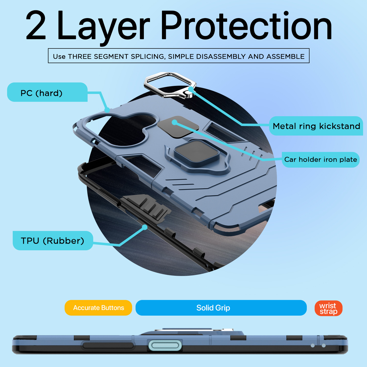 Image of Pikkme Back Cover for Redmi 13 5G