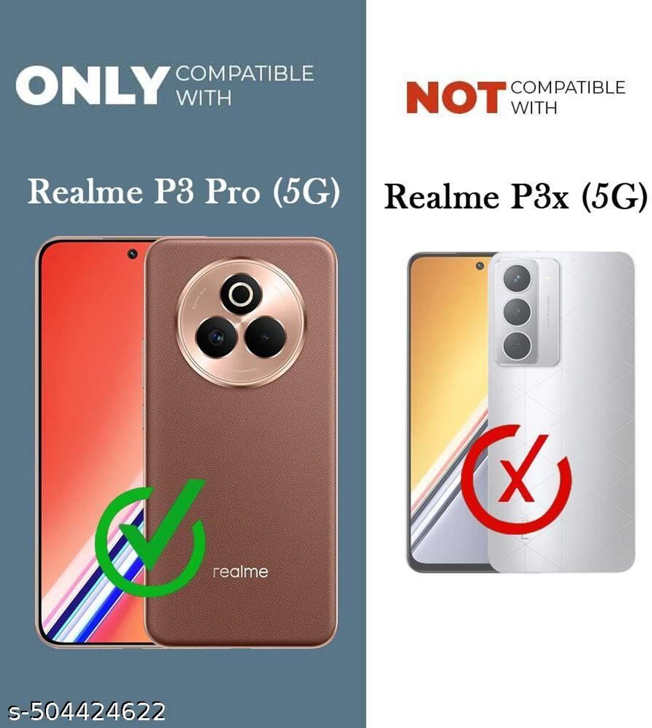Image of Casotec Back Cover for Realme P3 Pro 5G