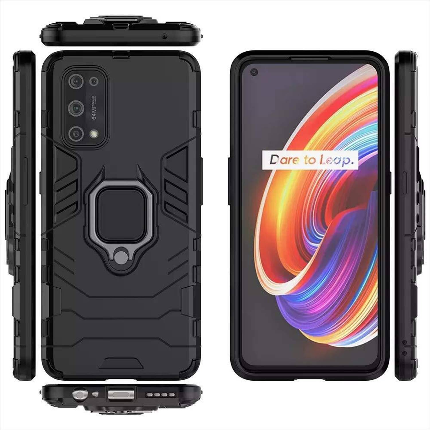 KWINE Case for Realme 7 Pro Black - Image 4