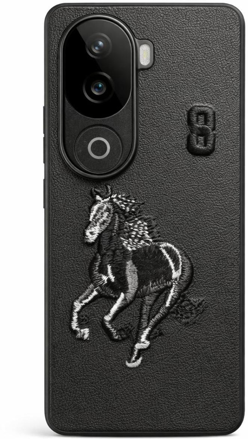 Image of Rwm Back Cover for Vivo V40e / iQOO Z9s 5G Stylish Pu Leather
