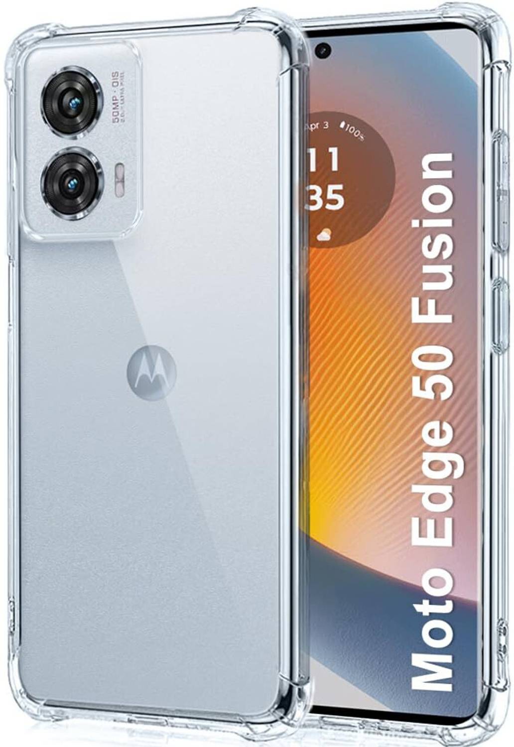 Ammuhub Back Cover for Motorola Edge 50 Fusion 5G, Moto Edge 50 Fusion 5G