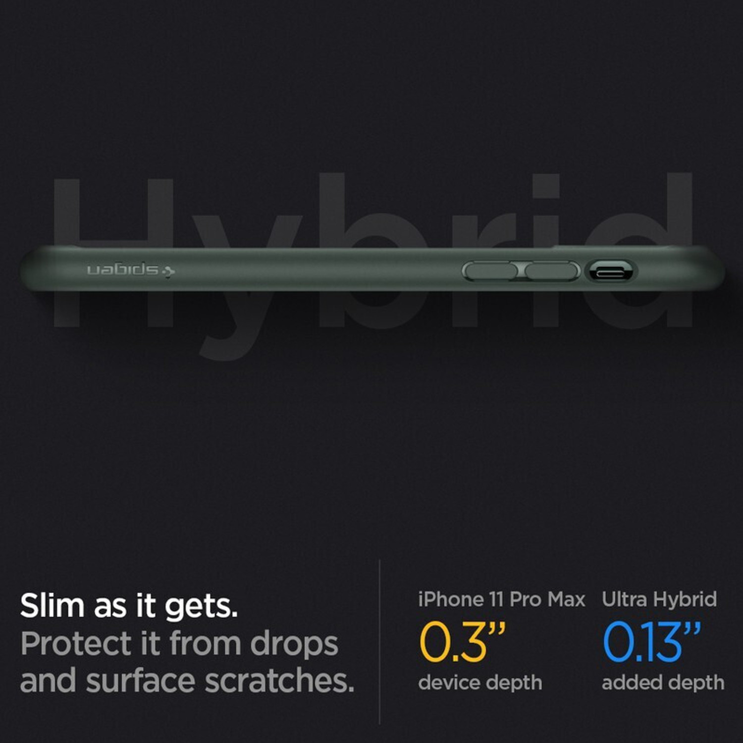 Image of Spigen Ultra Hybrid Back Cover for Apple iPhone 11 Pro Max