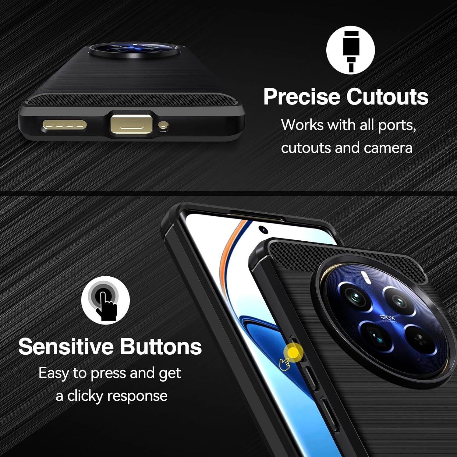 Image of Lustree Back Cover for Realme 12 Pro