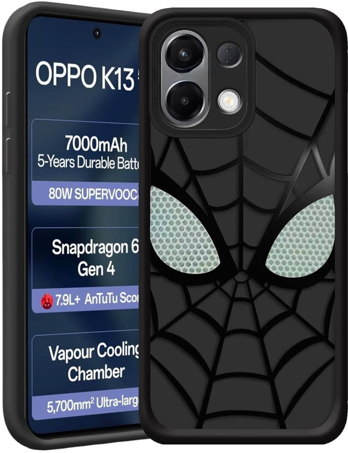 mCase Back Cover for OPPO K13 5G Black - Image 1