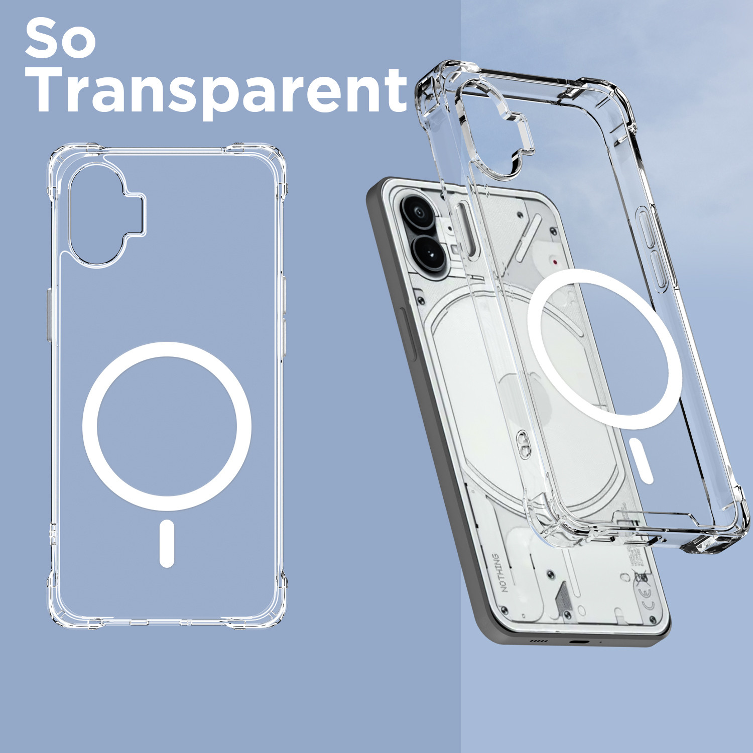 Image of Pikkme Back Cover for Nothing Phone (1)