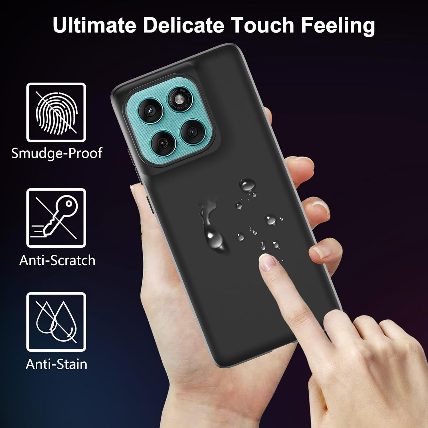 Image of COVERLINE Back Cover for Motorola Moto Edge 60 Fusion 5G Silicon Protective Case