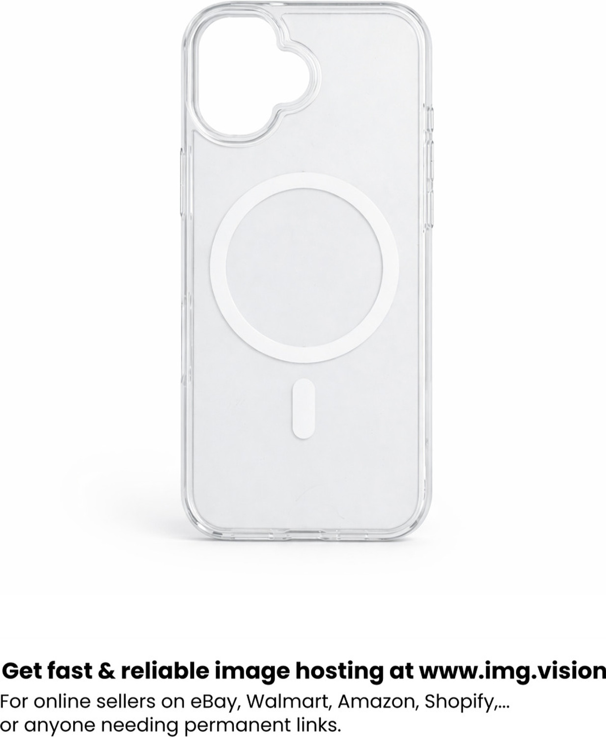 Image of Vethora India Back Cover for Premium Transparent MagSafe Back Cover | Shockproof Slim Case SAMSUNG M34 5G