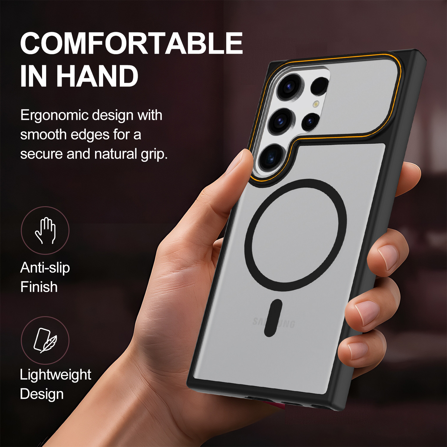 Image of KartV Back Cover for Samsung Galaxy S24 Ultra 5G