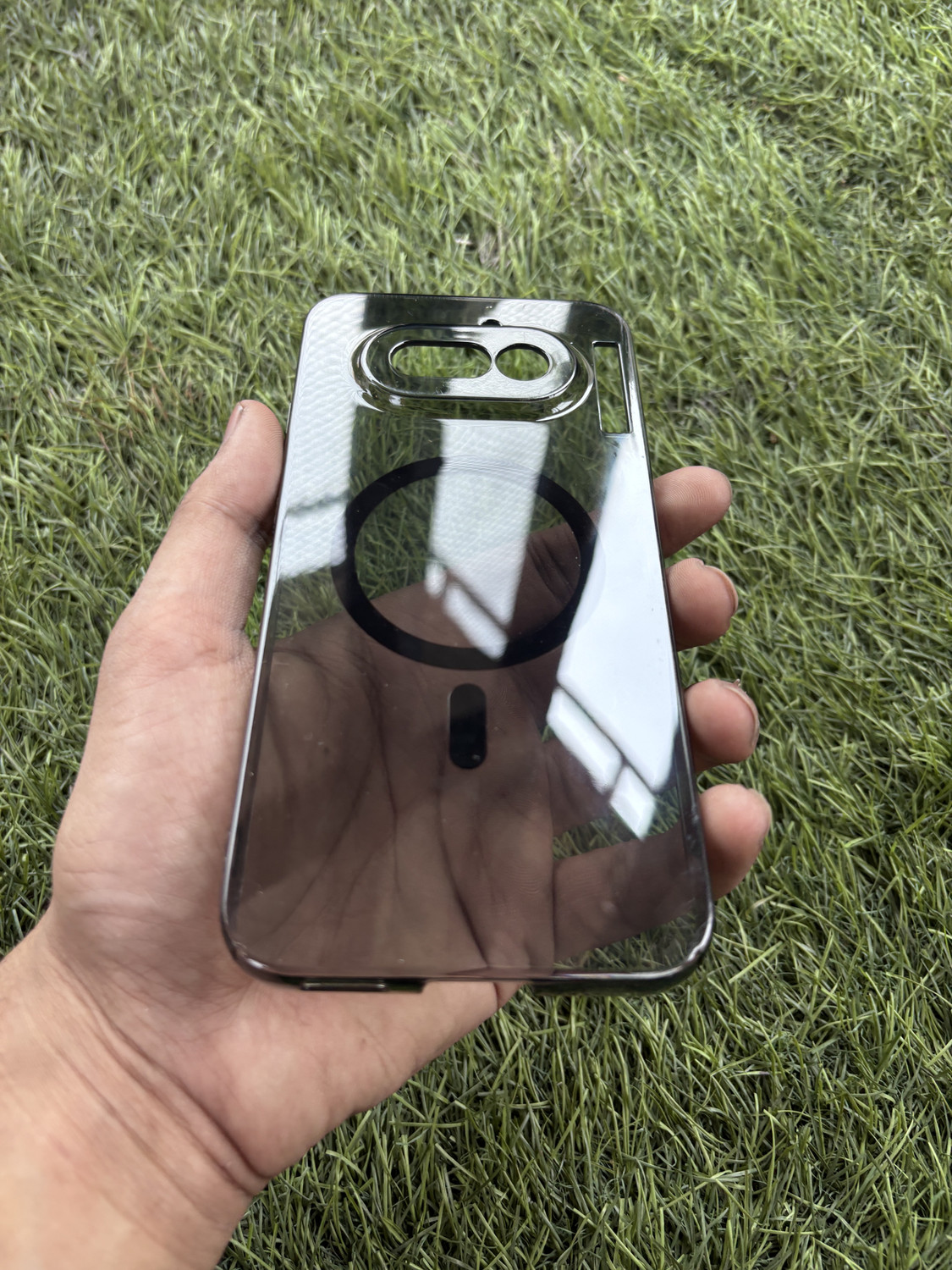 Image of FONKR Anti Yellow Back Cover for Nothing Phone 4A, Crystal Hard Case, Anti Yellow Cover