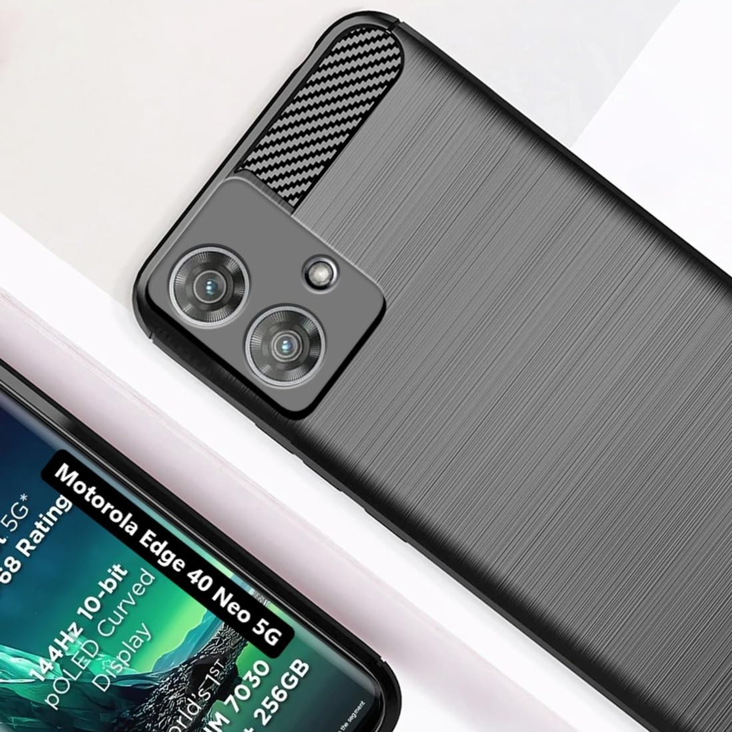 Image of Aaralhub Back Cover for MOTOROLA Edge 40 Neo, Moto Edge 40 Neo