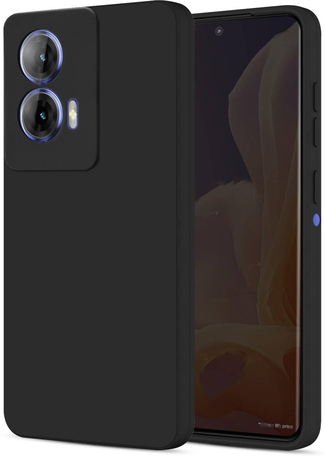 COVERBLACK Motorola G85 5G Rubber Back Cover - Image 1
