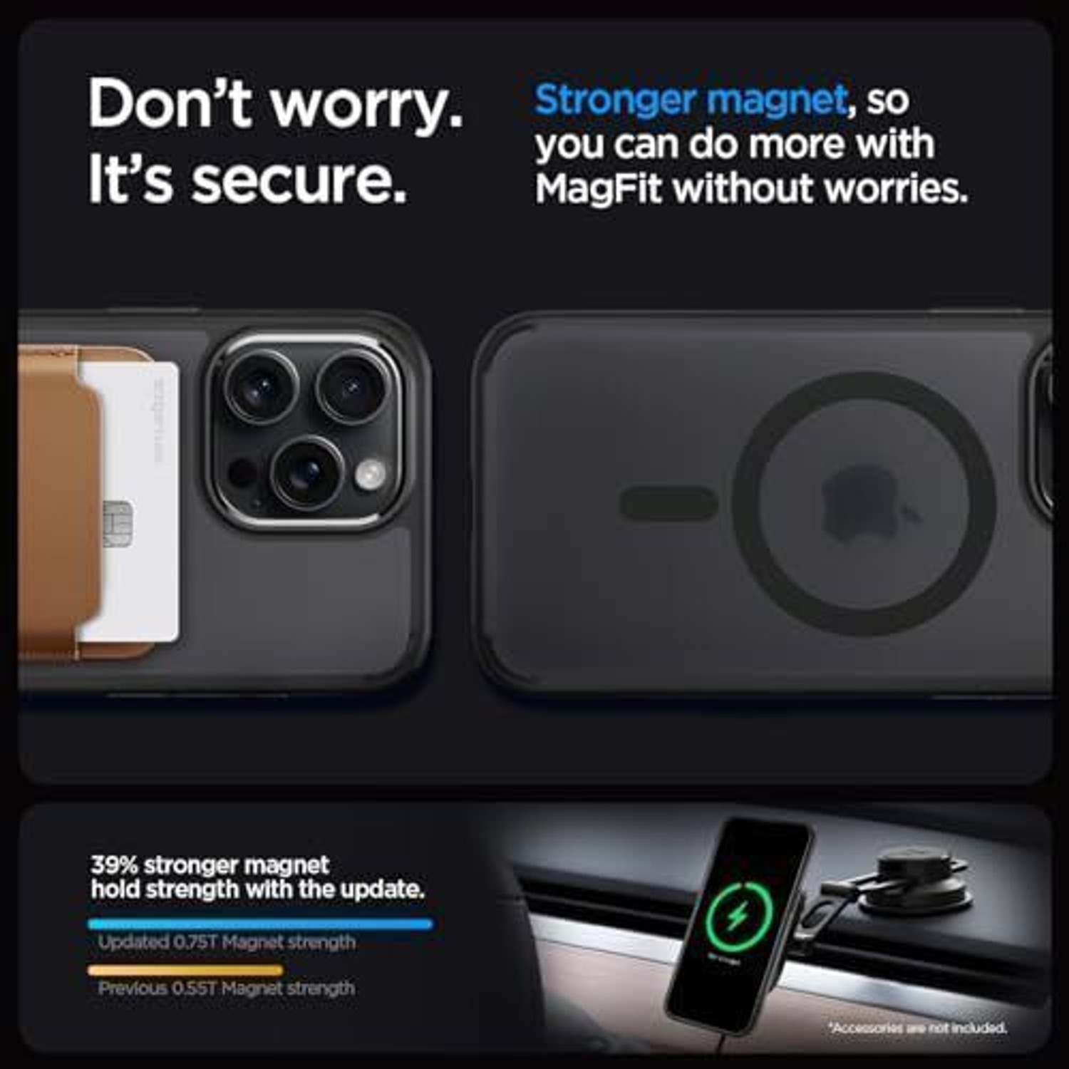 Image of Spigen Ultra Hybrid Magfit Back Cover for Apple iPhone 15 Pro Max