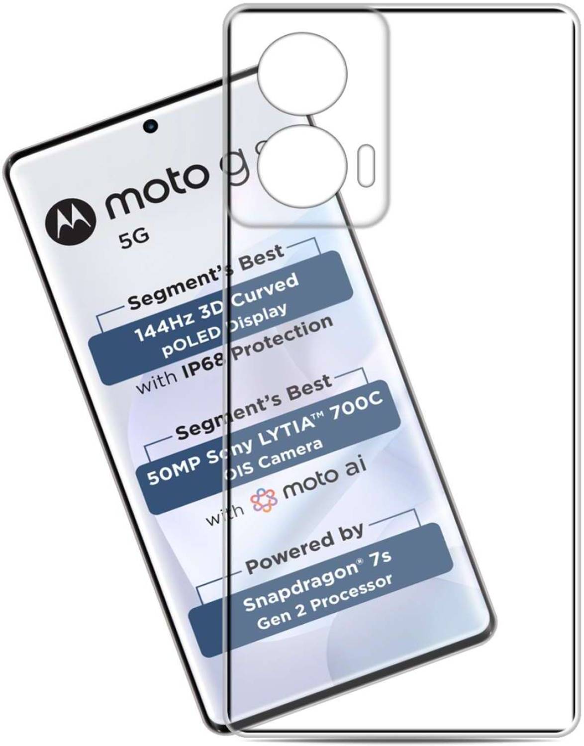 Case Club Back Cover for MOTOROLA G96 5G