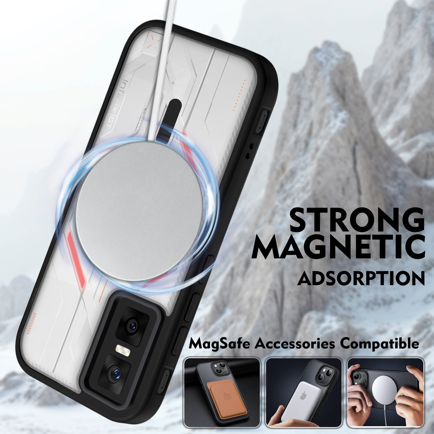 Image of V-TAN Back Cover for Infinix GT 30 Pro
