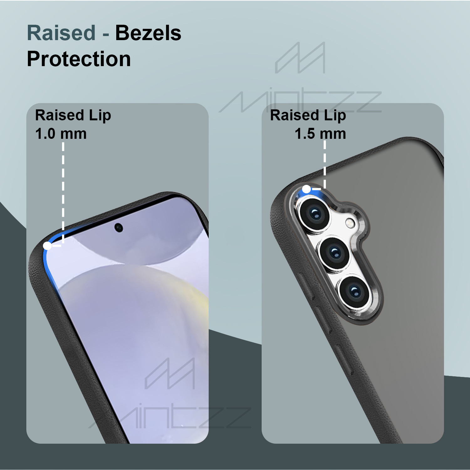 Image of Mintzz Back Cover for Samsung Galaxy S25 5G (Black, Shock Proof, Pack of: 1)