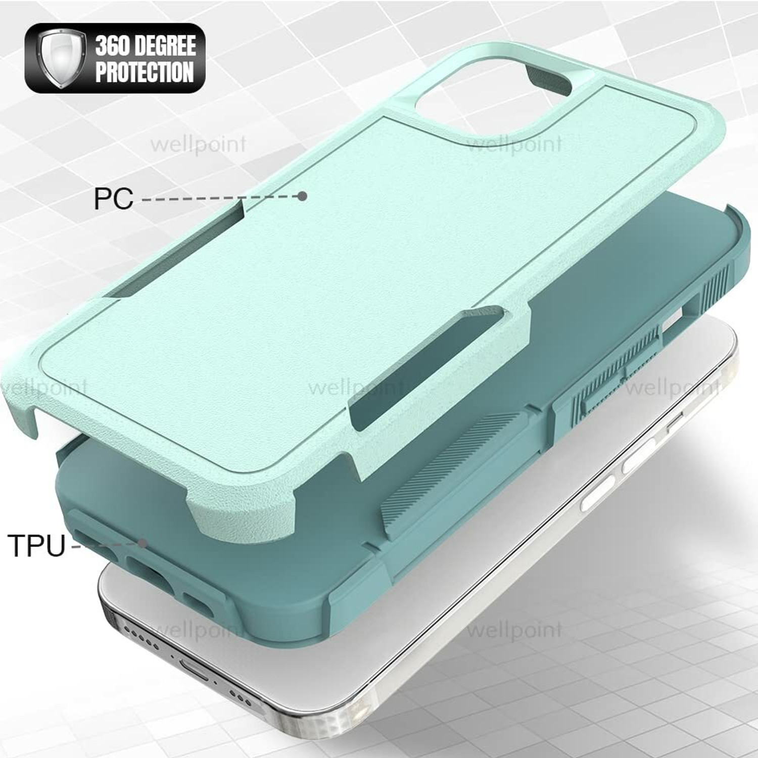 Image of DAMTTE Back Cover for Apple iPhone 13