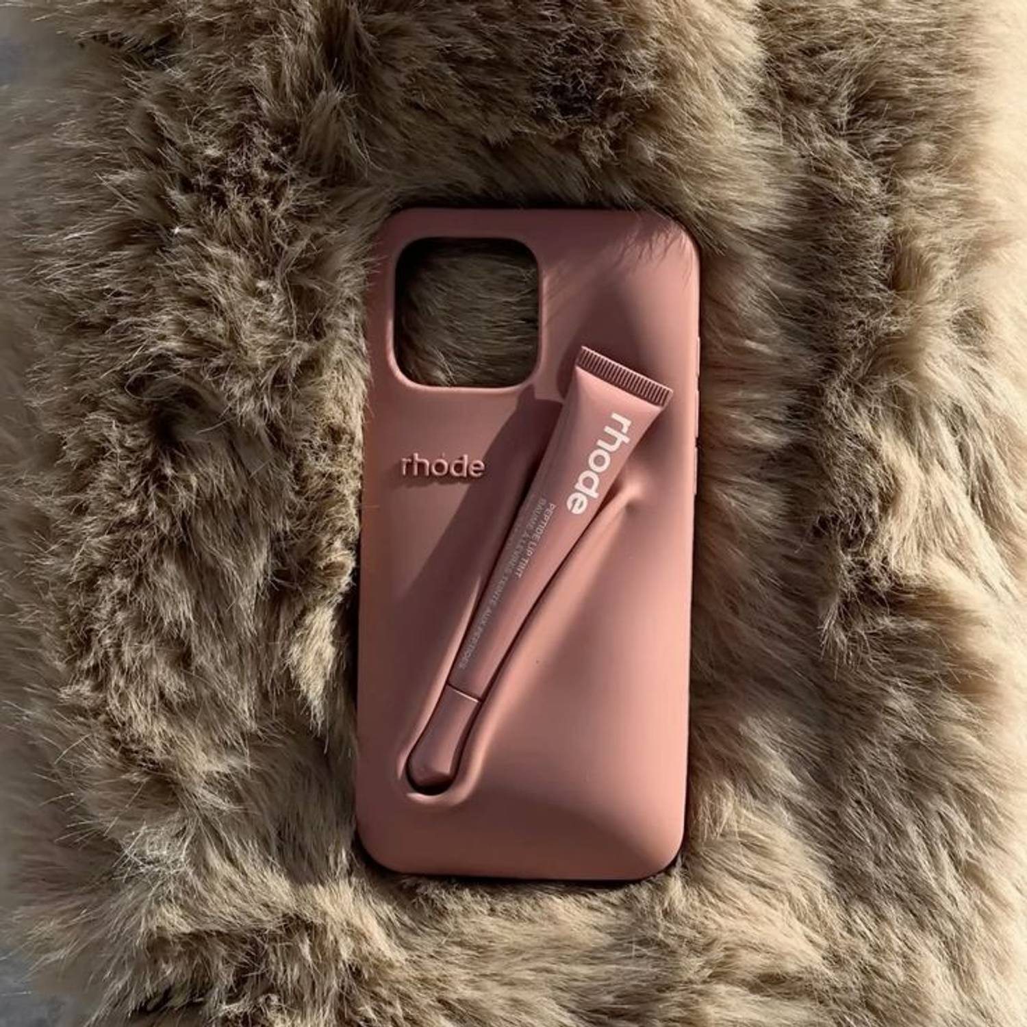 clothemyphone Back Cover for Rhode Lip Case for iPhone 14 Pro Max