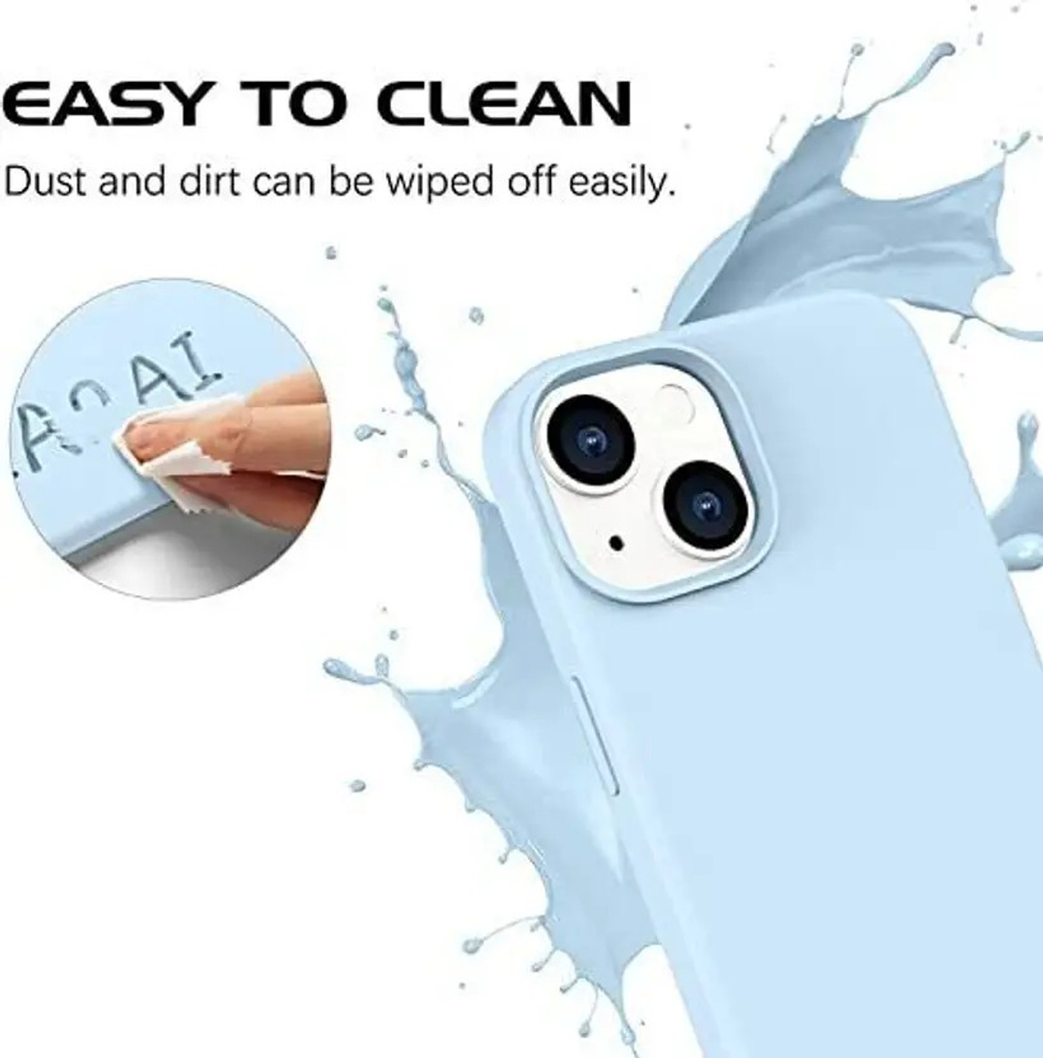 Image of Caseex Back Cover for Apple iPhone 15 Plus, Caseex Silicone Back Case for Apple iPhone 15 Plus (6.7 inch)