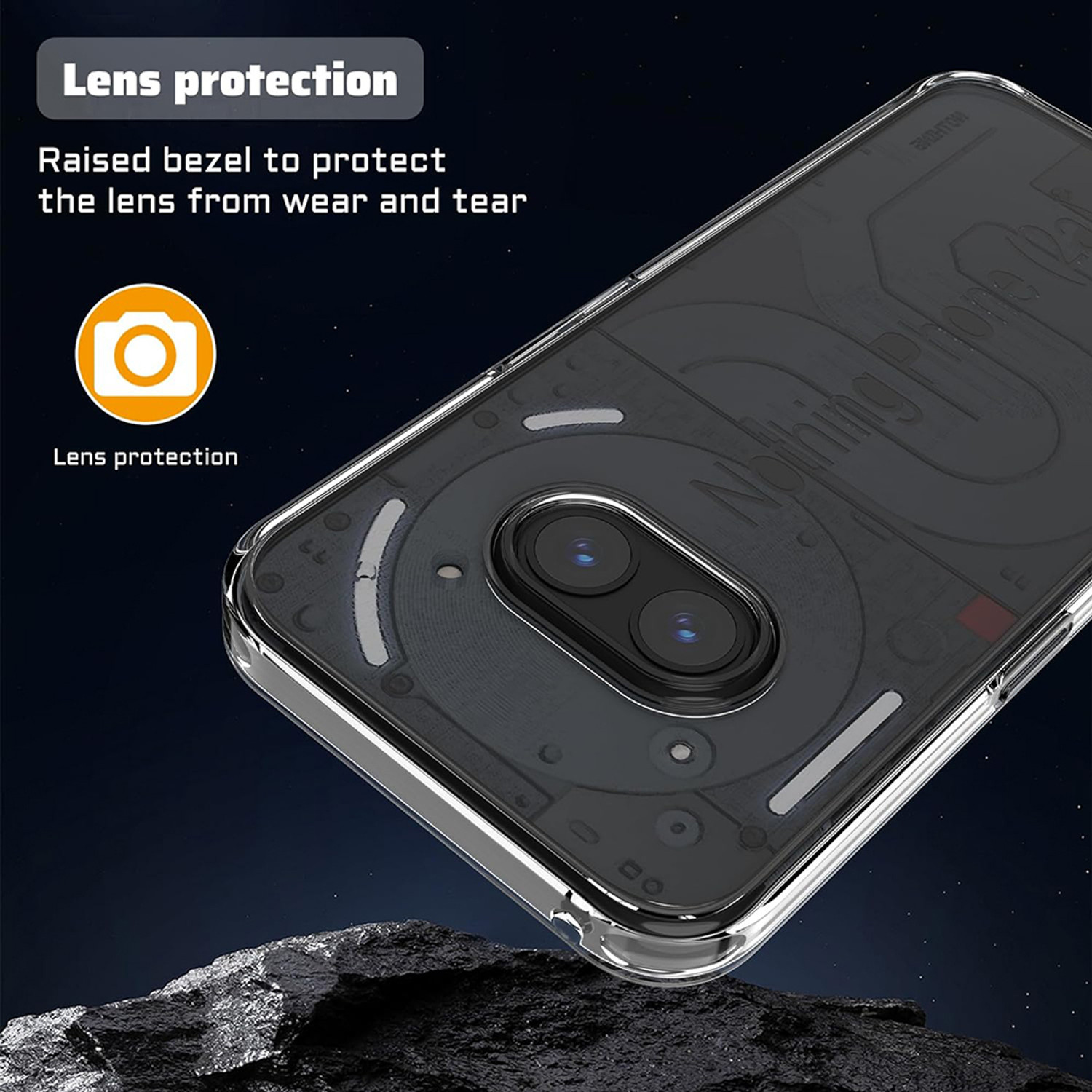 Image of Casotec Back Cover for Nothing Phone (2a) 5G