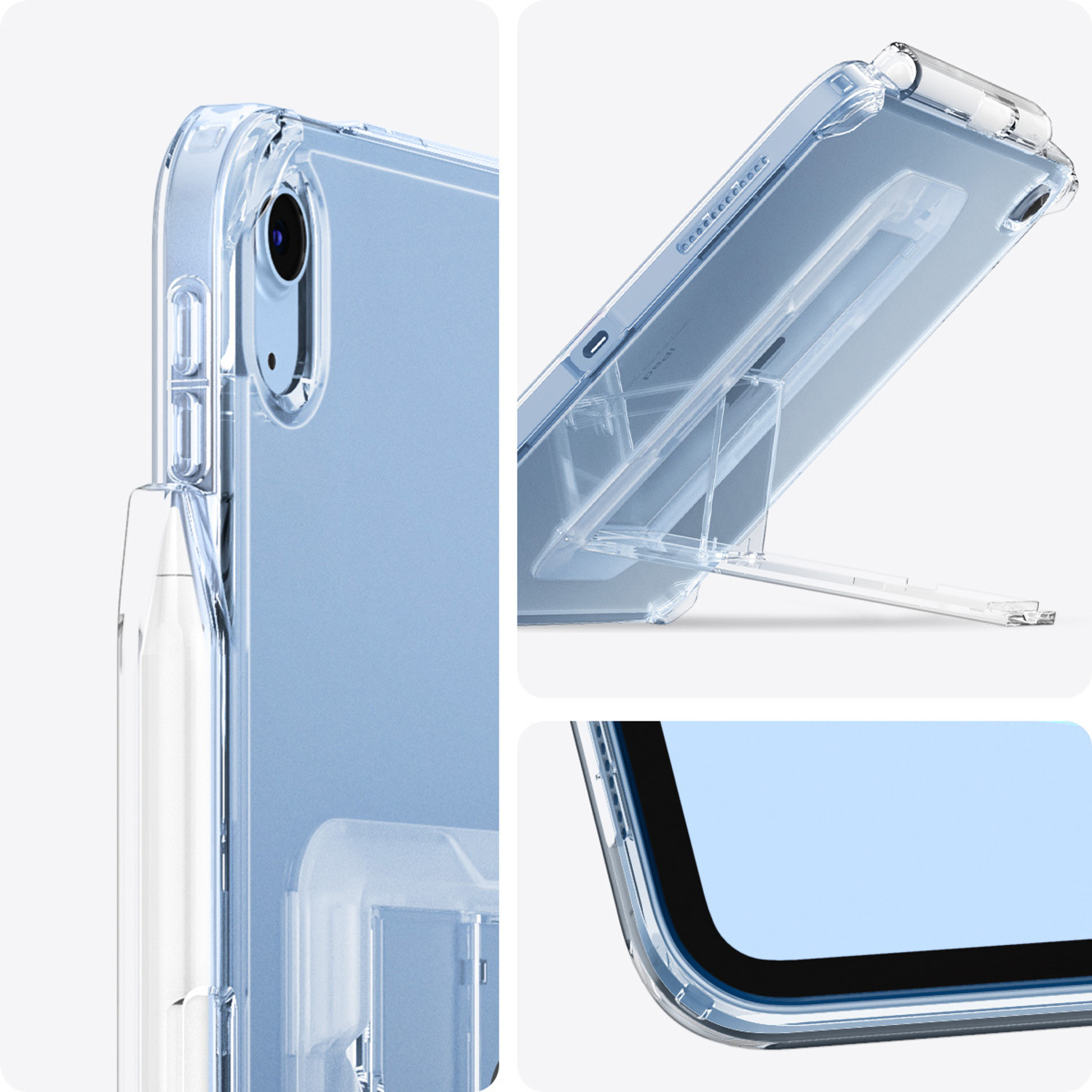 Image of Spigen Air Skin Hybrid S Back Cover for iPad 10th Generation (2022)