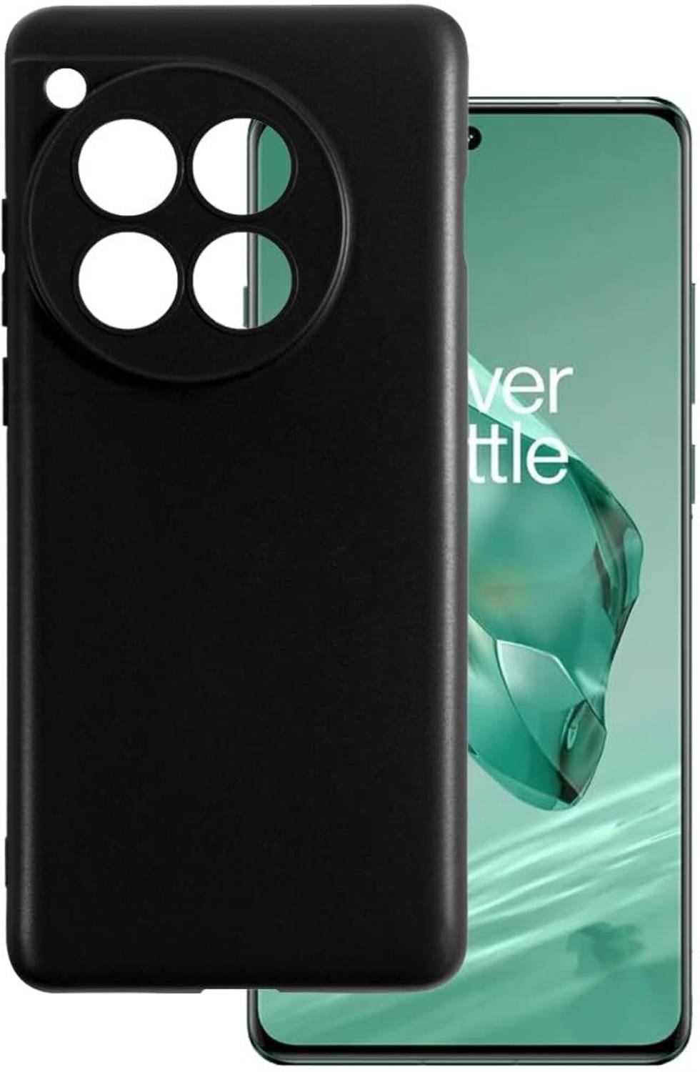 Bodoma Back Cover for OnePlus 12 5G, OnePlus 12 black