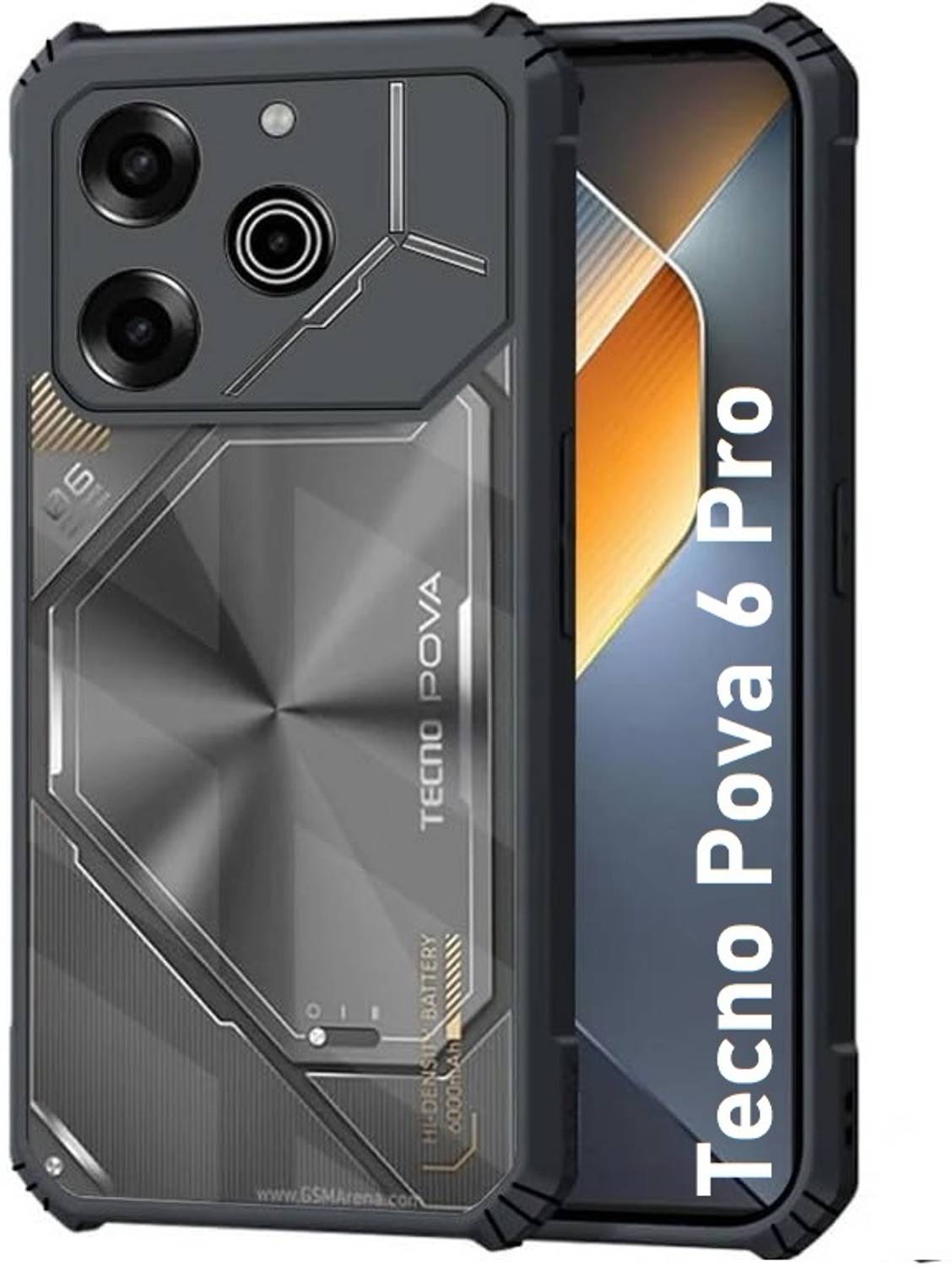 Aaralhub Back Cover for Tecno Pova 6 Pro 5G
