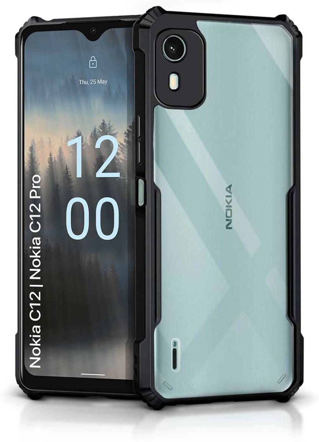 BOZTI Back Cover for Nokia C12 Pro