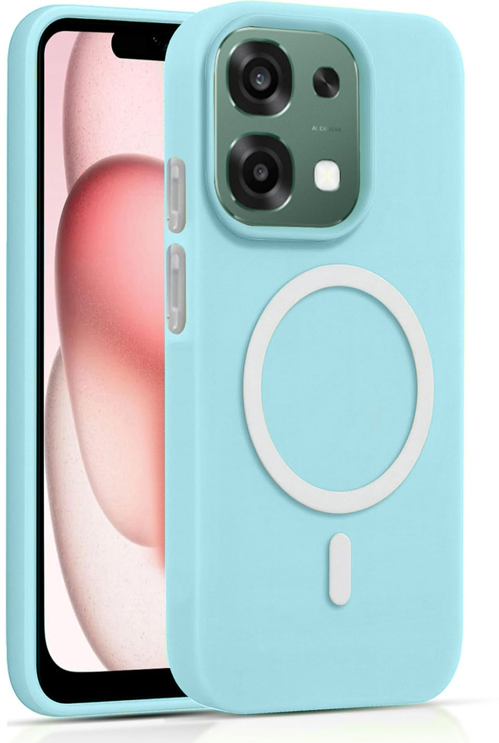 Image of Flipkart SmartBuy Back Cover for OPPO F33 5G (Blue, Shock Proof, Polycarbonate, Pack of: 1)
