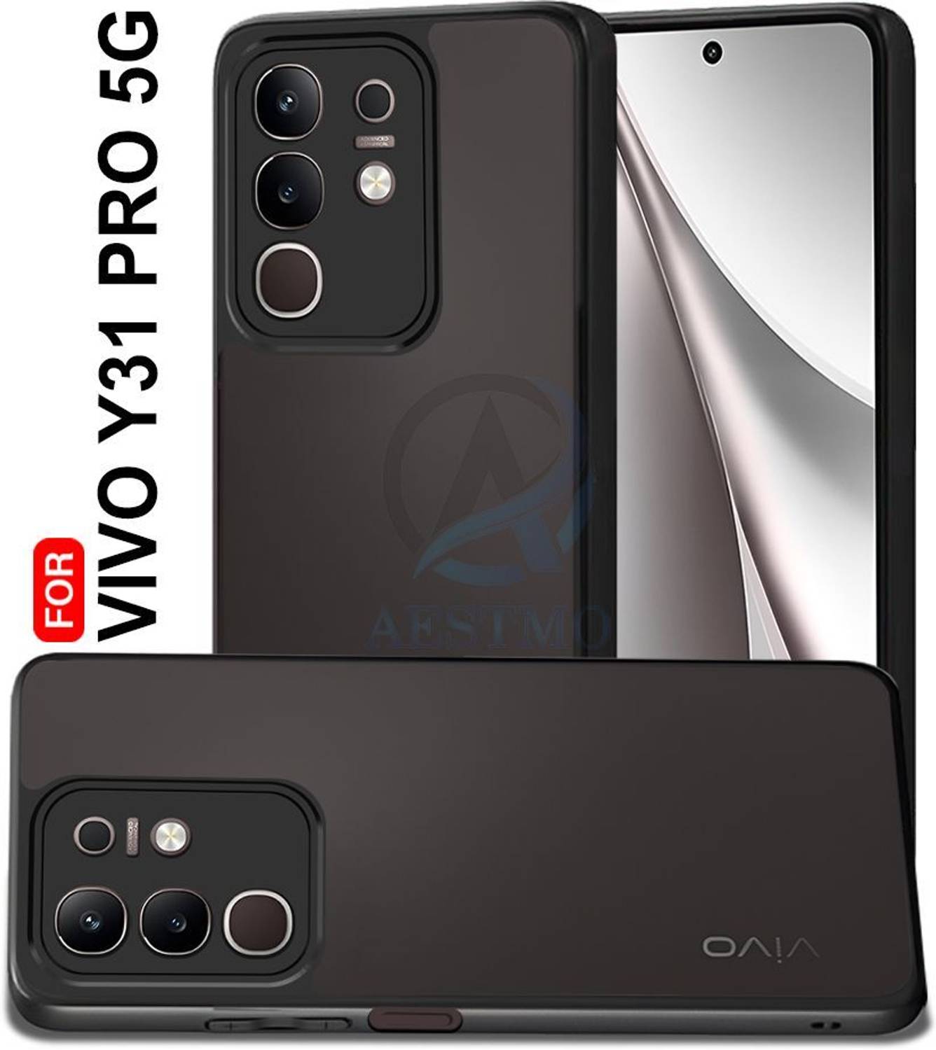 AESTMO Back Cover for Vivo Y31 Pro 5G