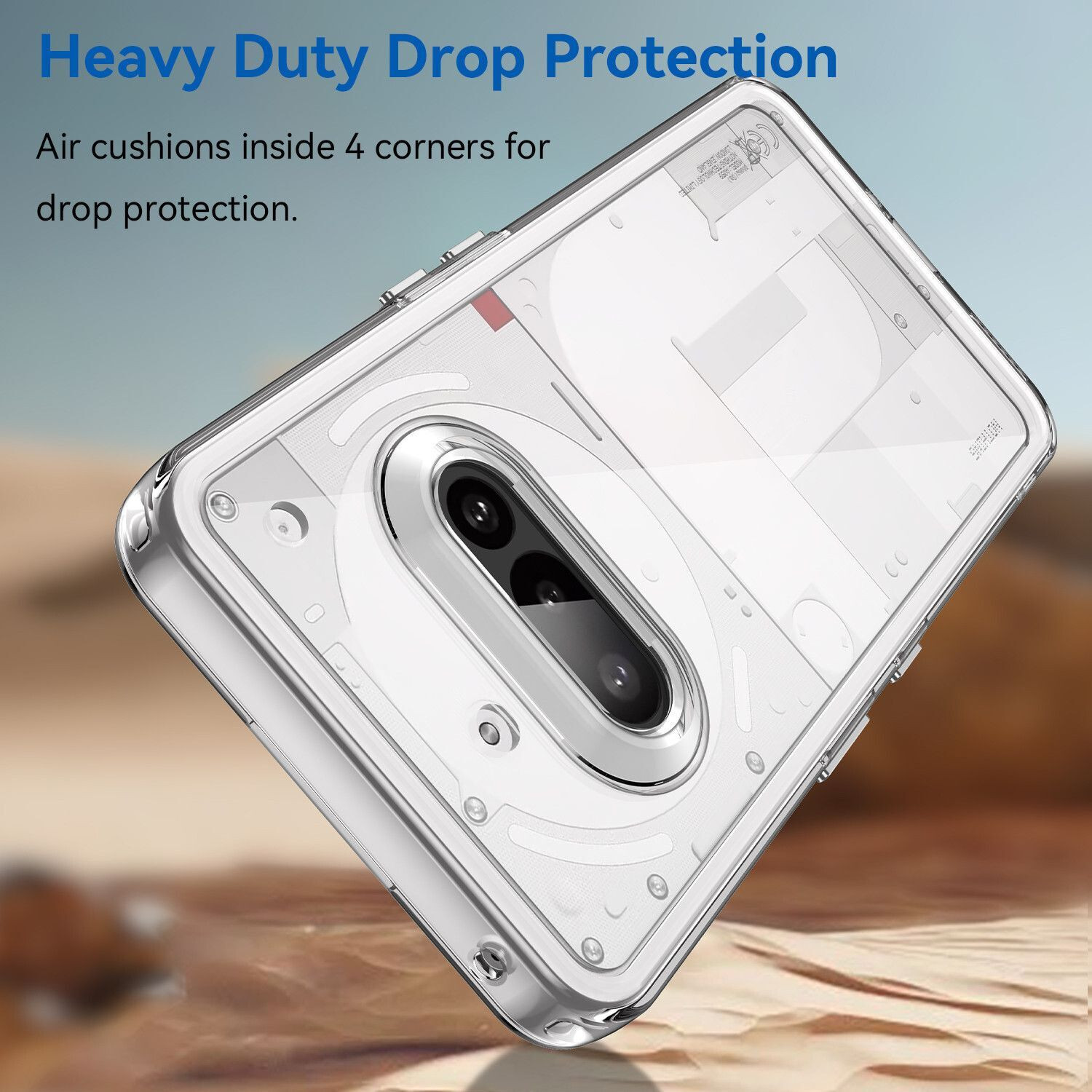 Image of Flipkart SmartBuy Back Cover for Nothing Phone (3a)