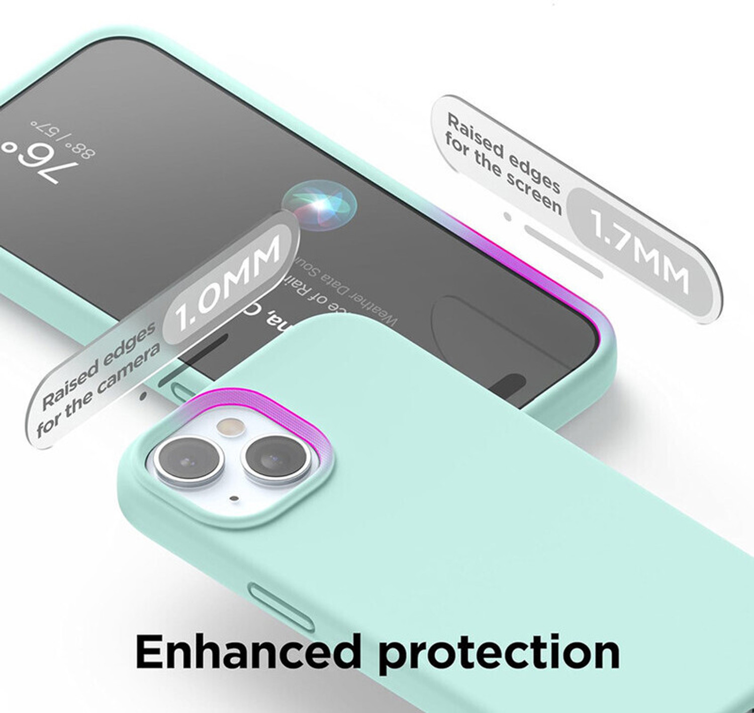 Image of Imperium Back Cover for Apple iPhone 15 Plus (Anti Slip | Slim Fit | All Around Protection | Silicon Case).
