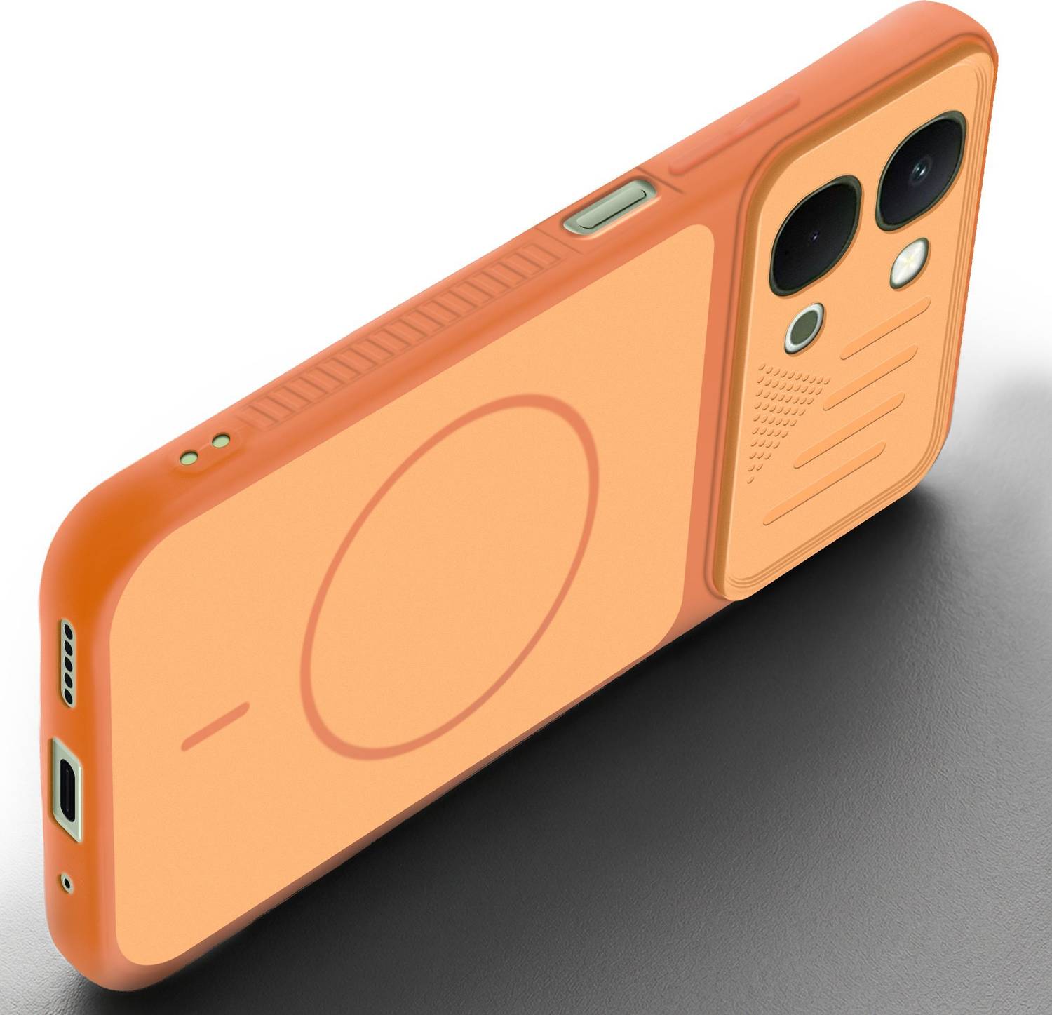 Mr. Case Back Cover for Vivo T5x 5G Orange - Image 5