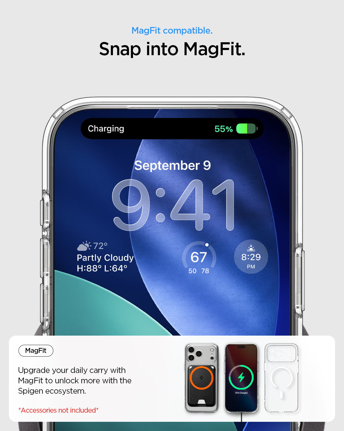 Image of Spigen Ultra Hybrid MagFit Back Cover for iPhone 17 Pro