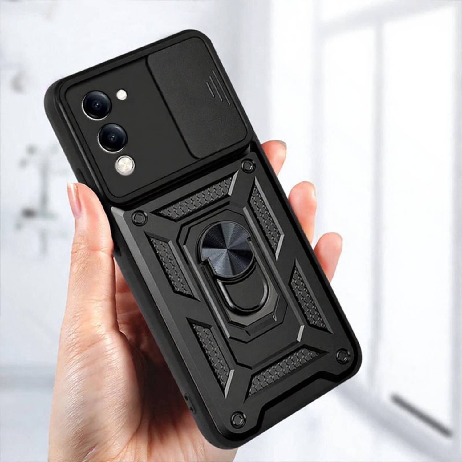Fablue Back Cover for Vivo T4 Lite 5G Black - Image 3