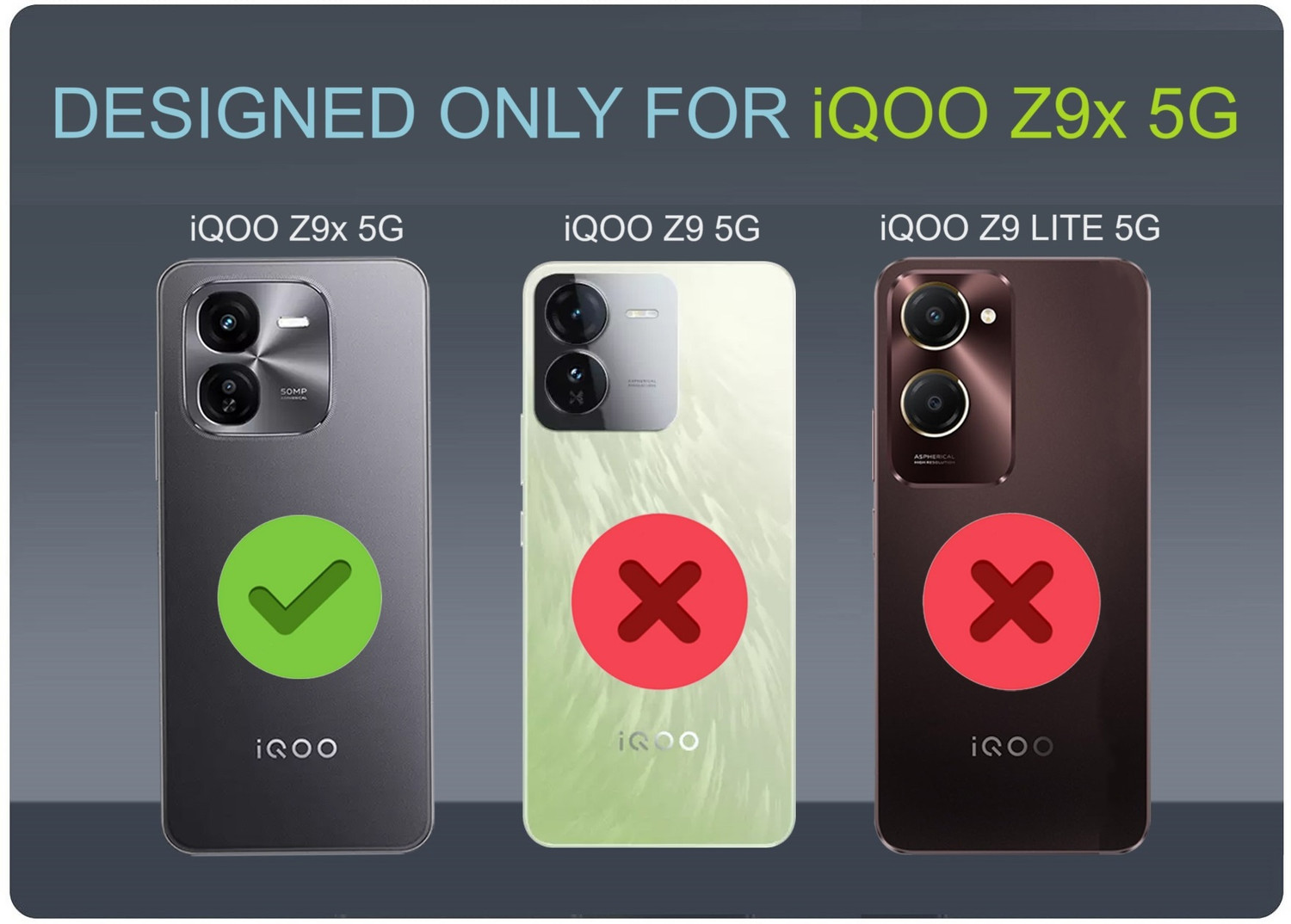 Image of Mobile Mart Back Cover for IQOO z9x 5G