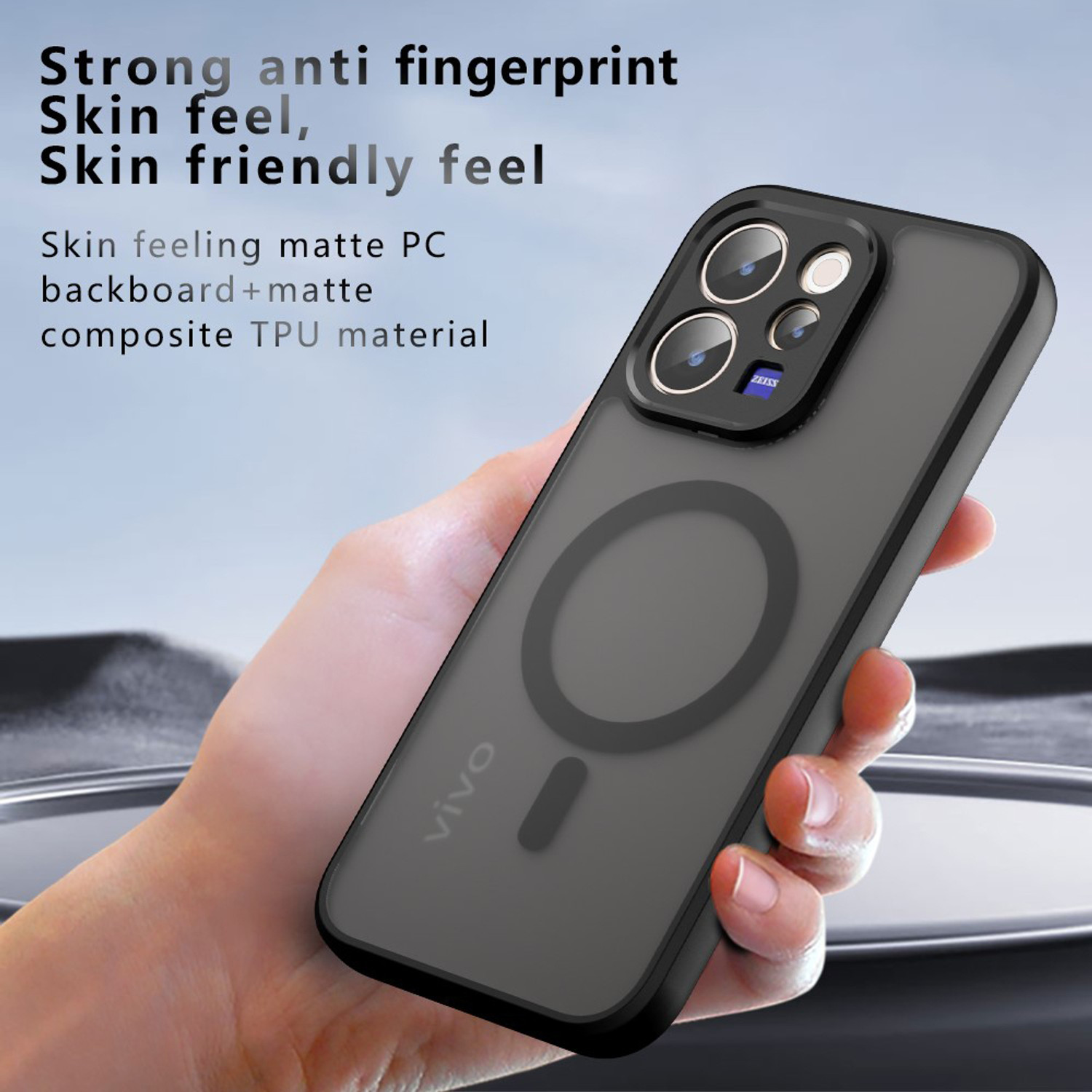 Image of Zobrix Back Cover for Vivo V70, Vivo V70 Elite