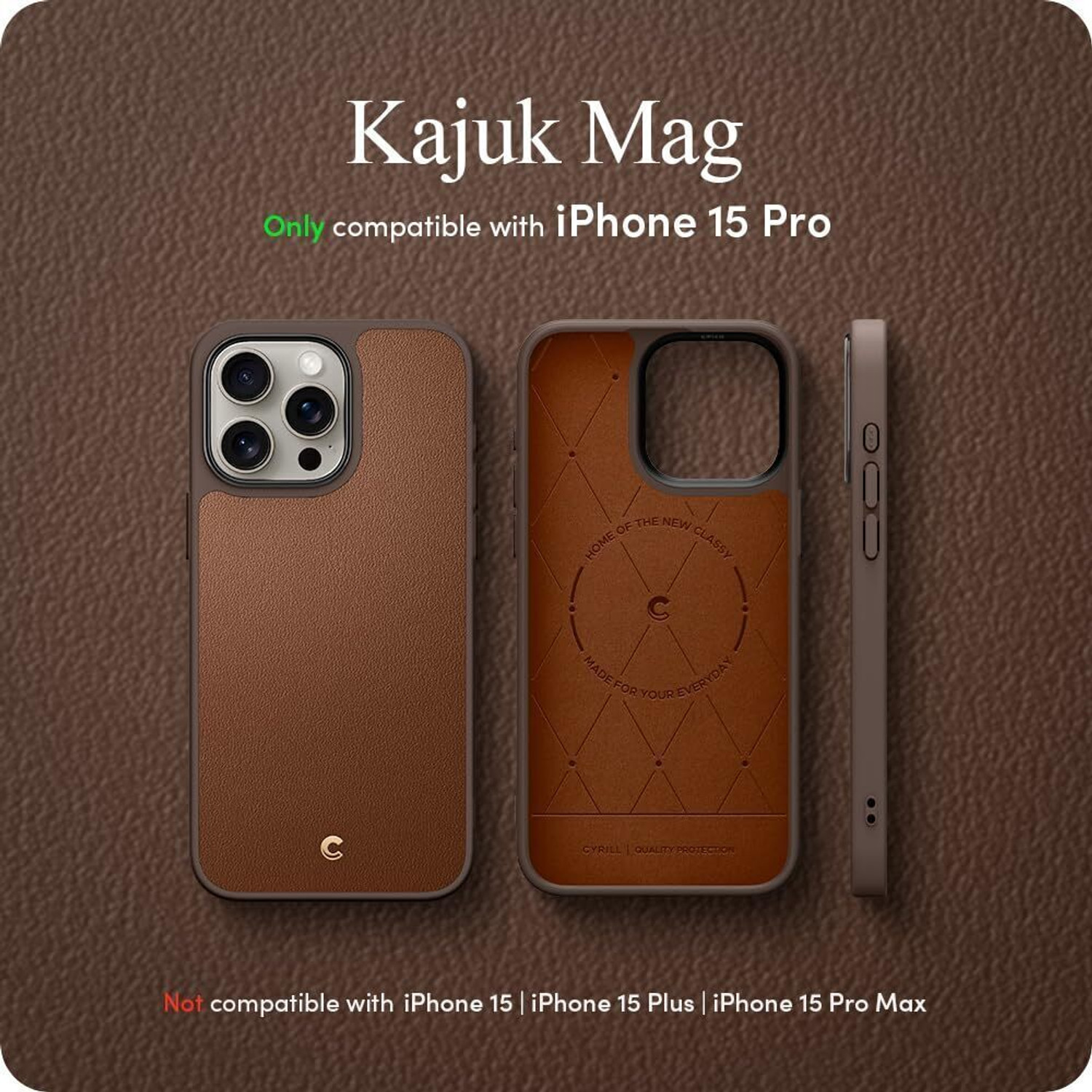 Image of CYRILL Back Cover for Apple iPhone 15 Pro