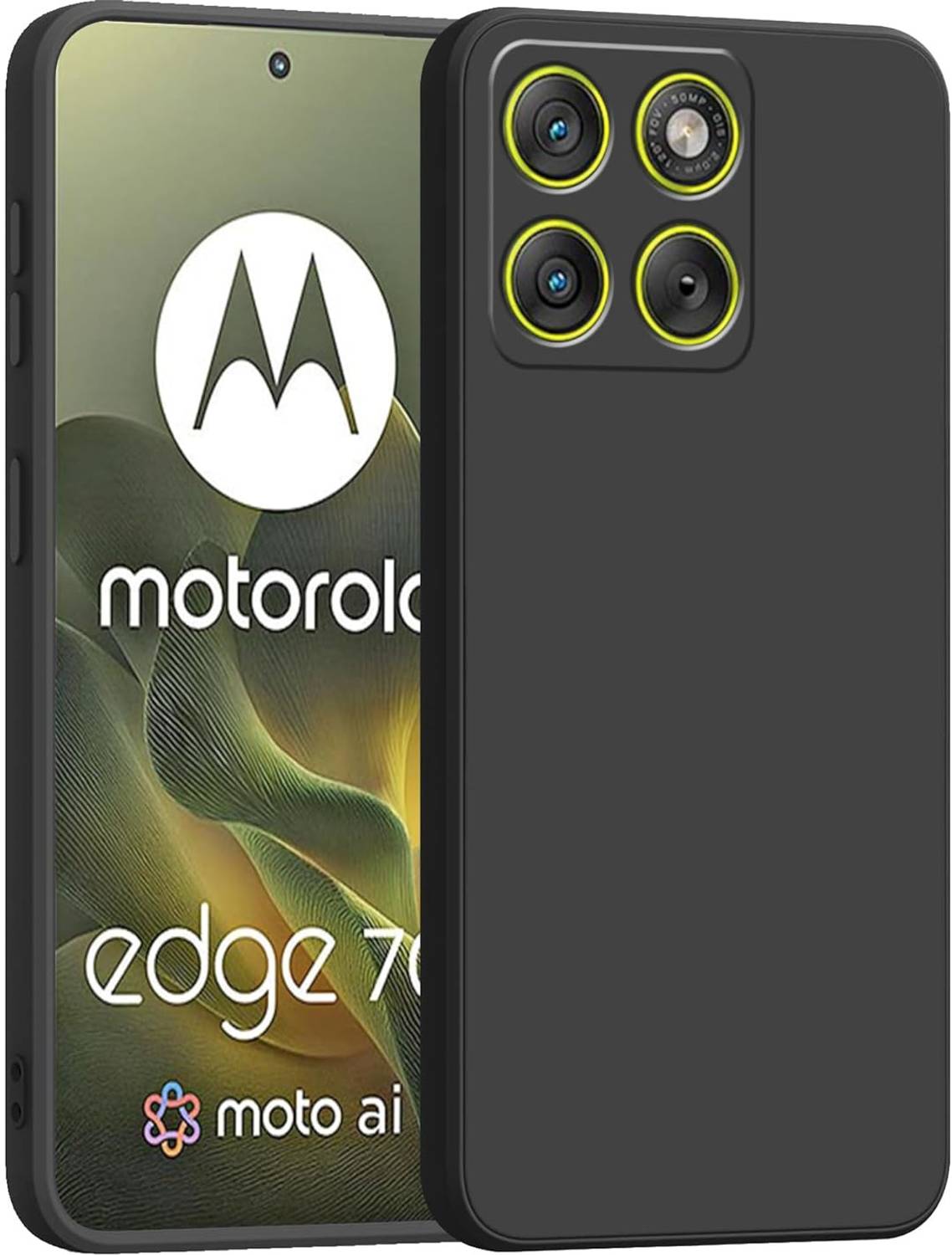 ArmourPro Back Cover for Motorola Edge 70 5G, Moto Edge 70, Microfiber Lining, Silicon Case