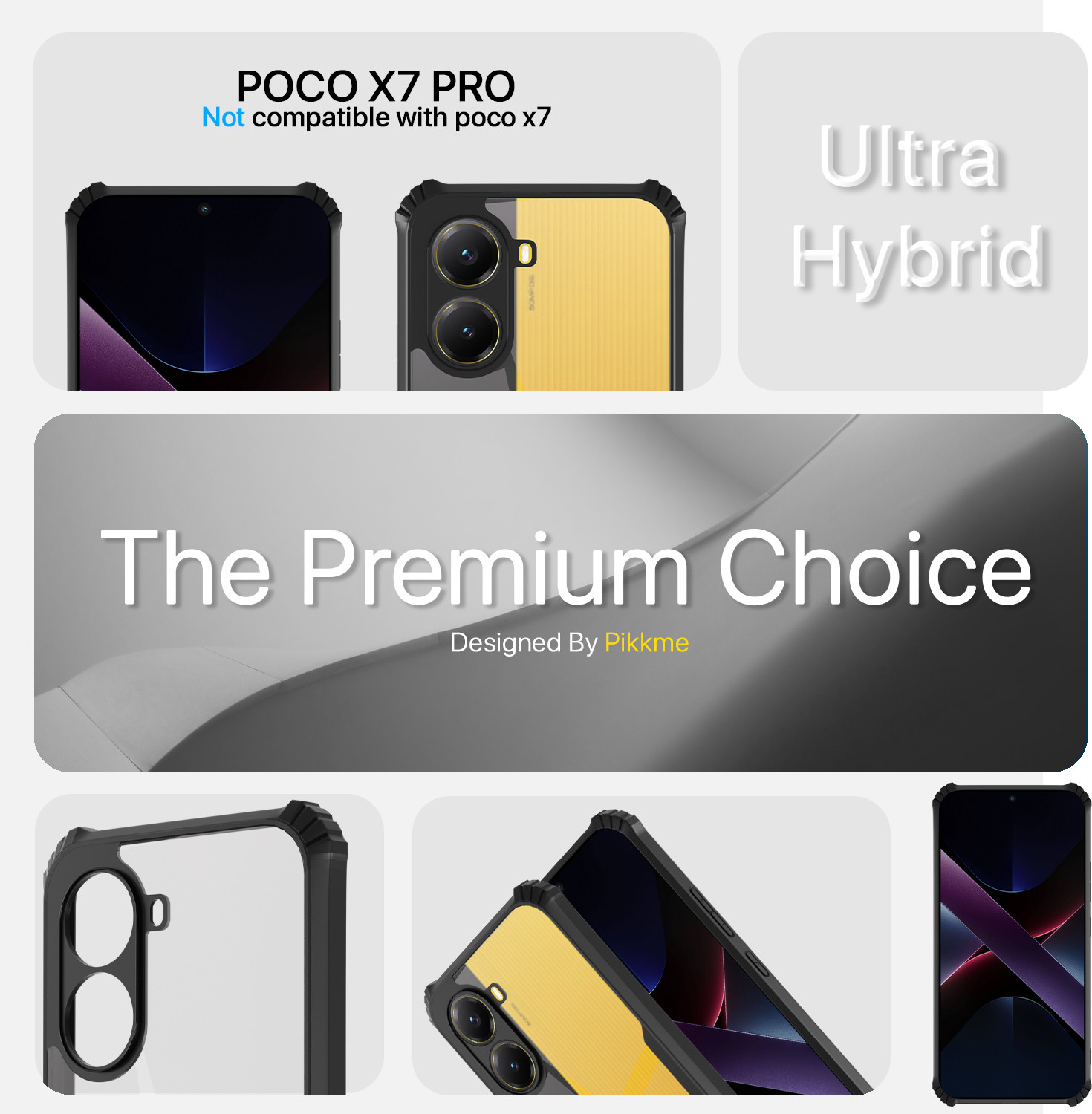 Image of Flipkart SmartBuy Back Cover for Poco X7 Pro 5G