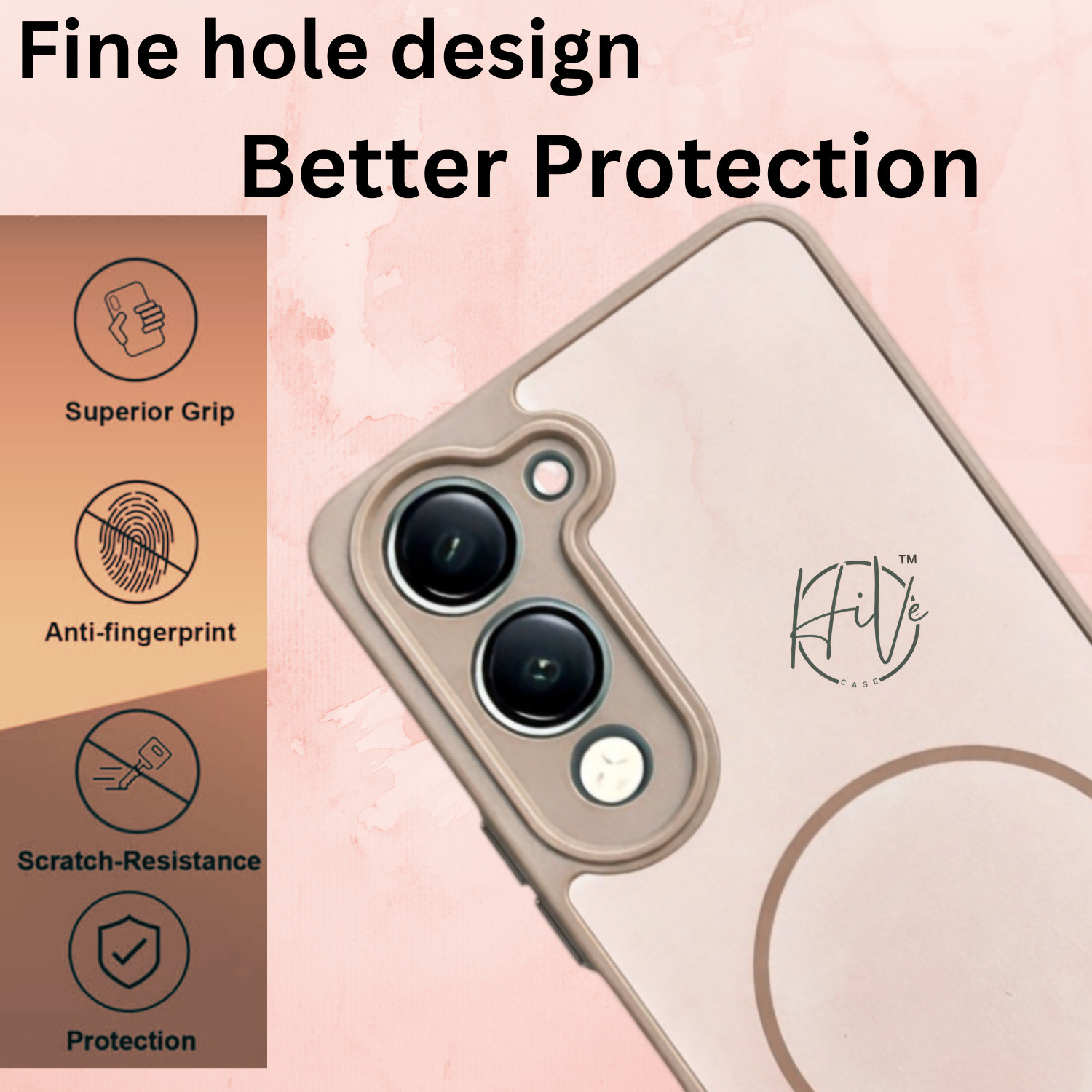 Image of Hive Back Cover for Vivo Y19E, Vivo Y19 5G, Vivo T4 Lite, Vivo Y04, Iqoo Z10 Lite