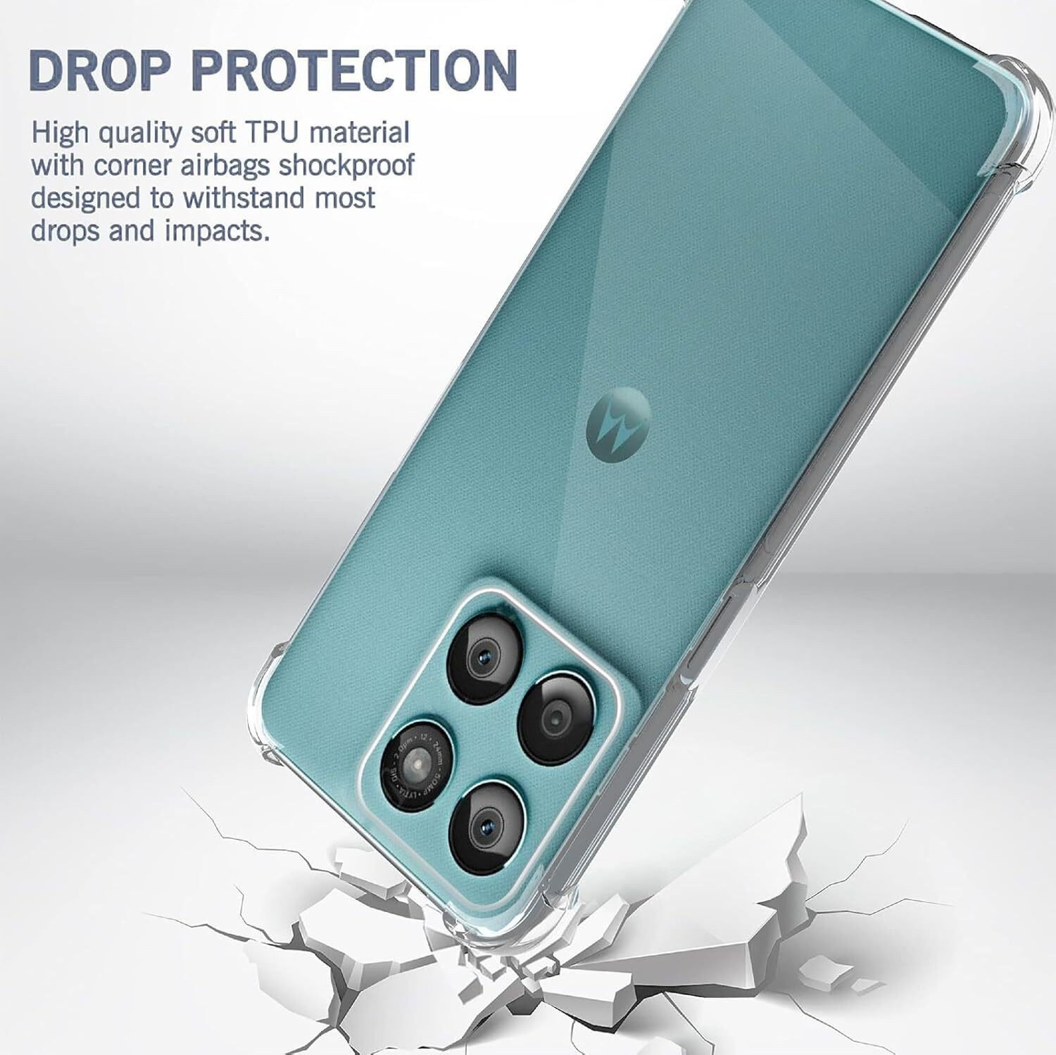 Image of CLOYAAR Back Cover for Motorola Moto Edge 60 Fusion 5G. Moto Edge 60 Fusion 5G