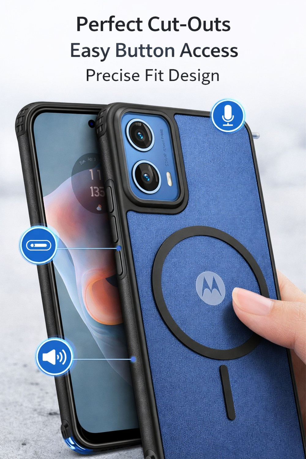 Image of Accesories Legacy Back Cover for Moto G45 5G / Moto G34 5G