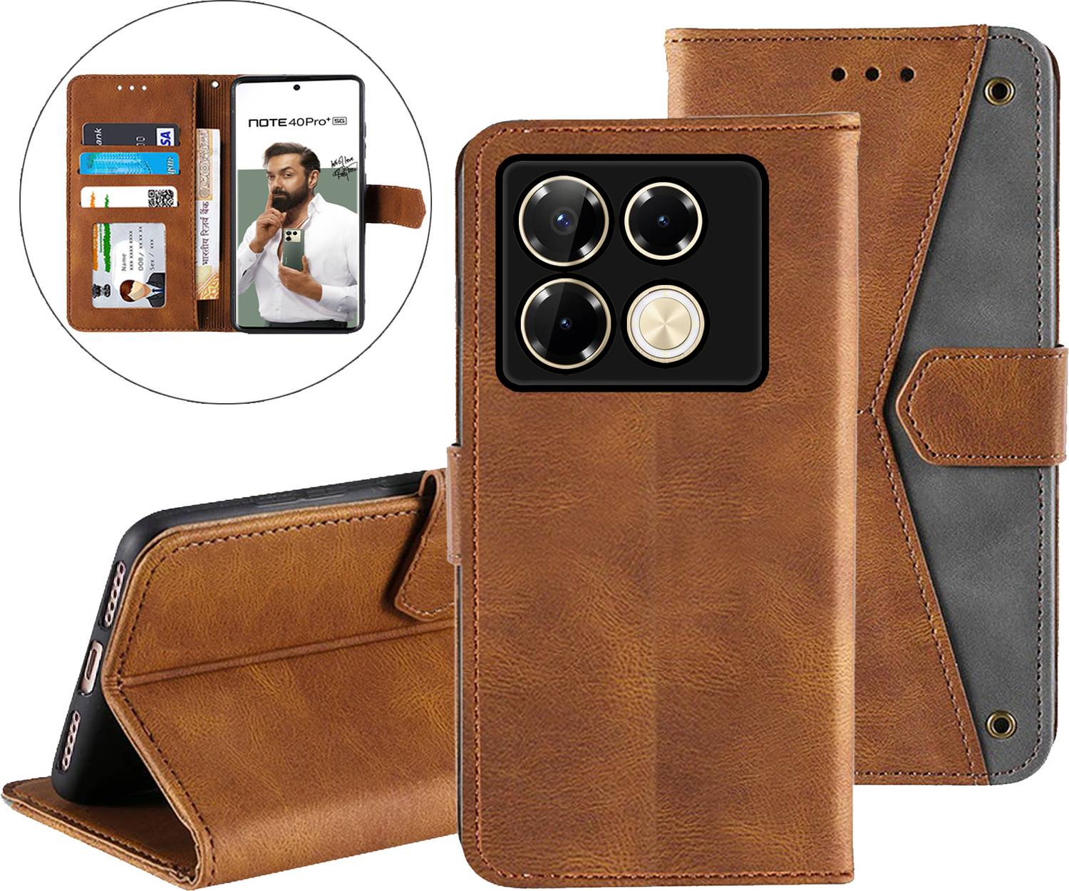 Autofocus Flip Cover for Infinix Note 40 Pro Plus 5G