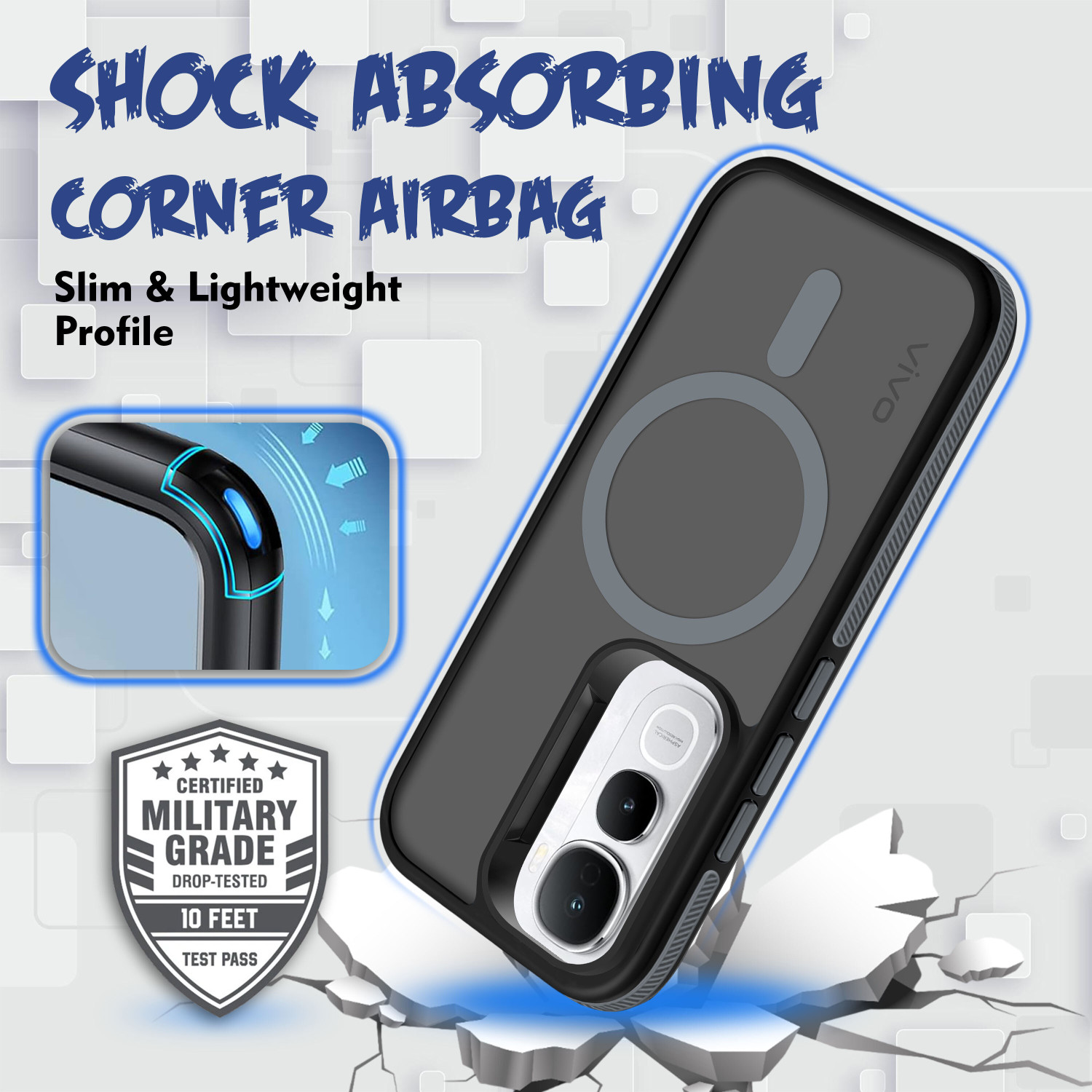 Image of V-TAN Back Cover for Vivo Y400 Pro