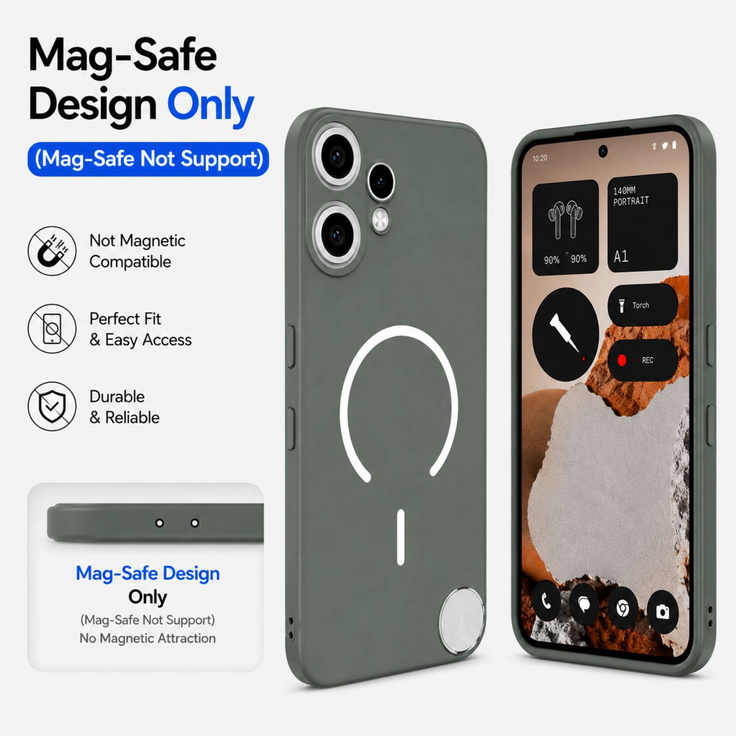 SBMS Back Cover for Nothing Phone 2 Pro Green - Image 3